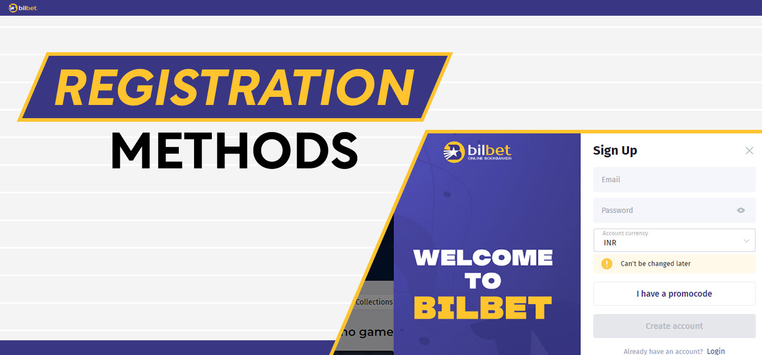 registration methods on bilbet